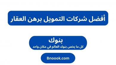 أفضل شركات التمويل برهن العقار