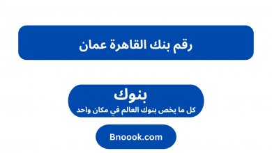 رقم بنك القاهرة عمان