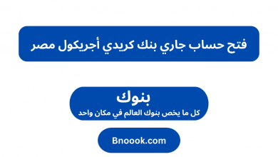 فتح حساب جاري بنك كريدي أجريكول مصر
